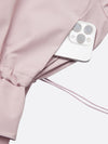 Women's Sun Protection Drawstring Ruffled Stand Collar Jacket