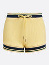 Women's Drawstring Knit Mid-Thigh Length Shorts