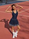 High Elasticity Hollow Out Tennis Skirt