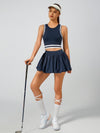 Pocket Stitching A-Line Golf Skirt