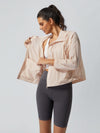 Breathable Drawstring Hoodie Jacket