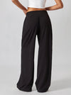 Women's Quick-Dry Long Wide-Leg Pants With Pockets