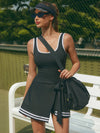 Built-in Bra Spaghetti Sleeveless Tennis Dress