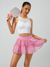 Quick-Dry Bow A-Line Pickleball Skirt