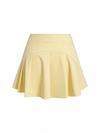 Retro Side Stripe Back Pleated A-line Tennis Skirt Pink