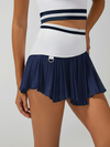 Pleated Irregular Craftsmanship Tennis Skirt