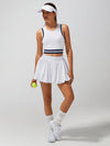 Pocket Stitching Bubble Tennis Skirt