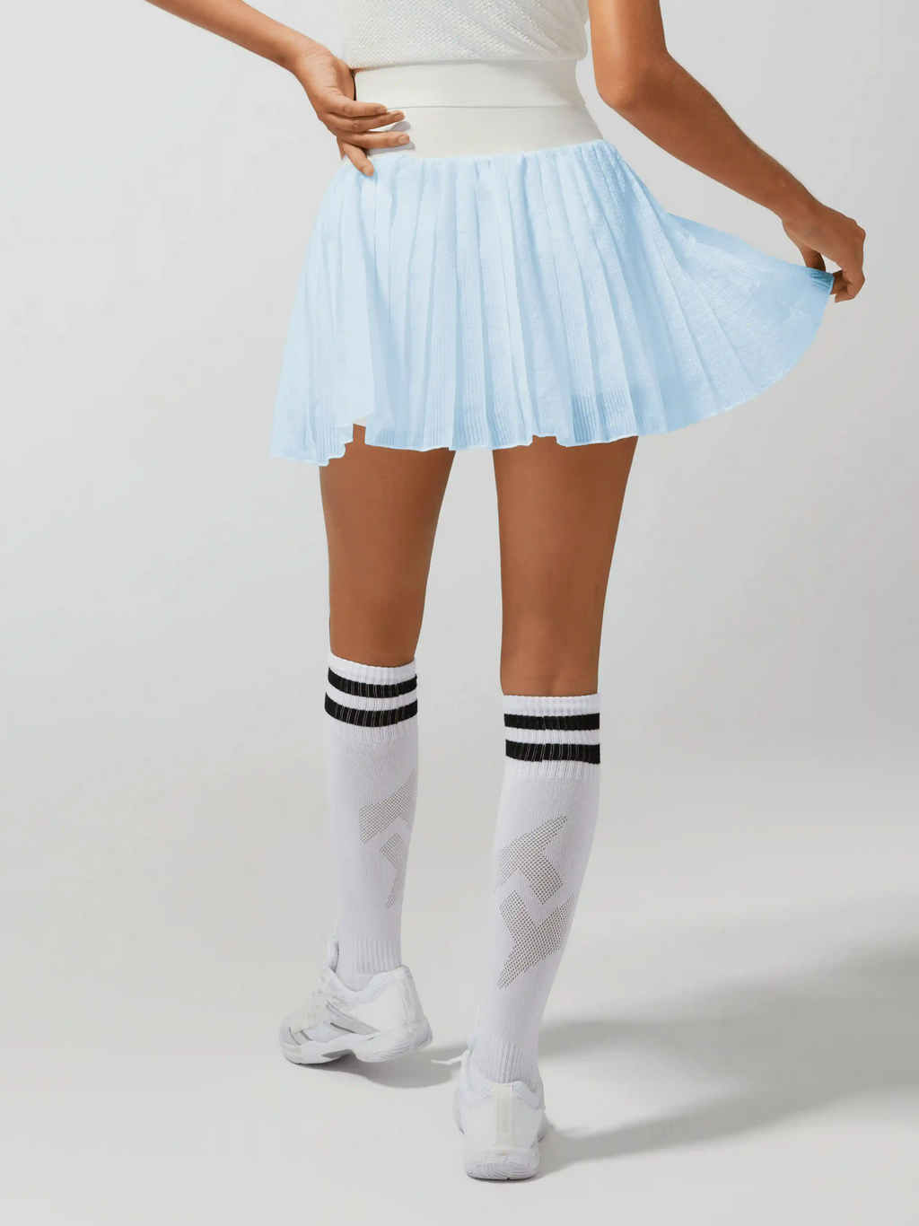 Irregular Craftsmanship Pleated Tennis Skirt