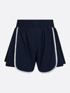 Women's Breathable Pleated Mid-Thigh Length Golf Shorts With Pockets