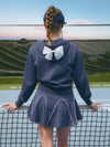 Abrasion-Resistant Drawstring A-Line Tennis Skirt
