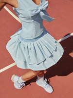 High-Elastic Pleated Tiered A-Line Tennis Skirt