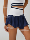 Pleated Irregular Craftsmanship Tennis Skirt