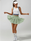 High-stretch Waistband Bow Tennis Skirt