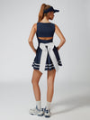 3D Bow Open-back Tennis Dress