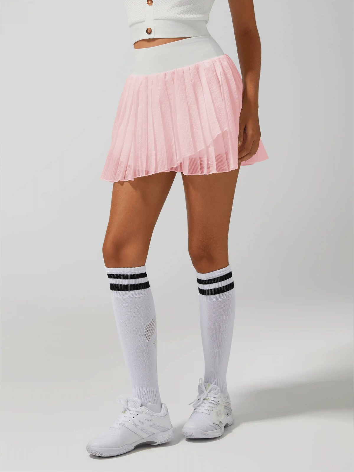 Irregular Craftsmanship Pleated Tennis Skirt