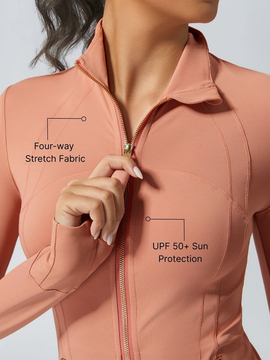 Women's Wicking Mock Neck Jacket