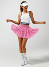 High-stretch Waistband Bow Tennis Skirt