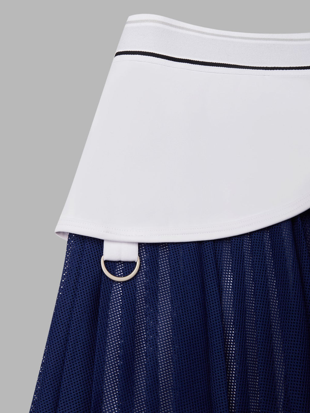 Pleated Irregular Craftsmanship Tennis Skirt