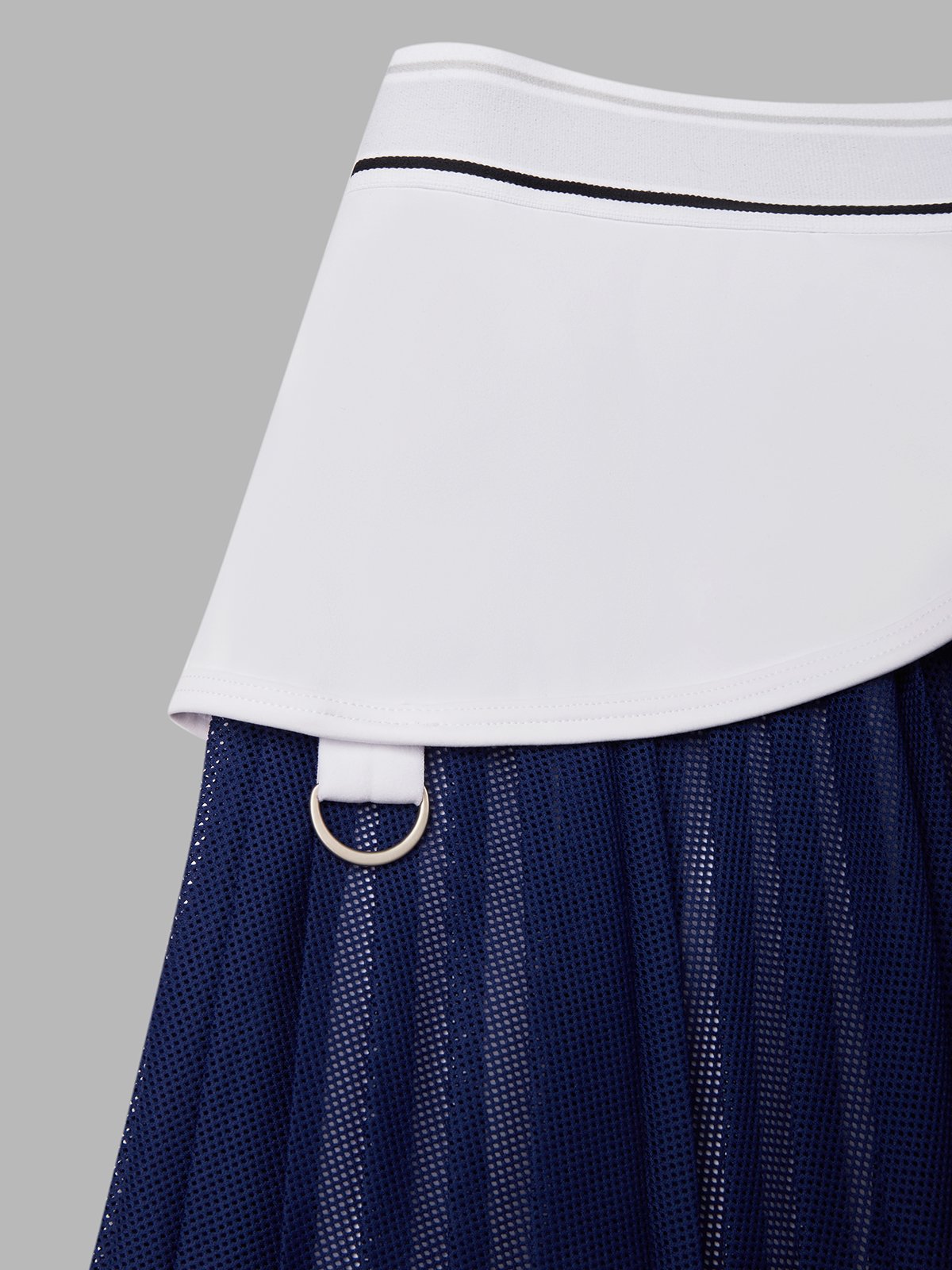 Pleated Irregular Craftsmanship Tennis Skirt