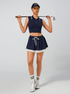 Cooling Lace Drawstring A-Line Golf Skirt