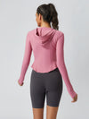 Women's Sun Protection Ruffled Zipper Hoodie Jacket