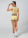 Women's Drawstring Knit Mid-Thigh Length Shorts