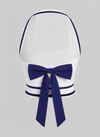 Cute Bow Halter Neckline Crop Tank Top with Built-in Bra