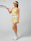 Tummy Control Lace Pleated A-Line Tennis Skirt