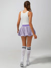 High Elasticity Bubble Tennis Skirt Purple