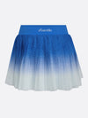 Breathable Ombre Pleated A-Line Tennis Skirt