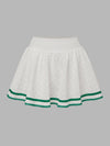 High Elasticity Hollow Out Tennis Skirt