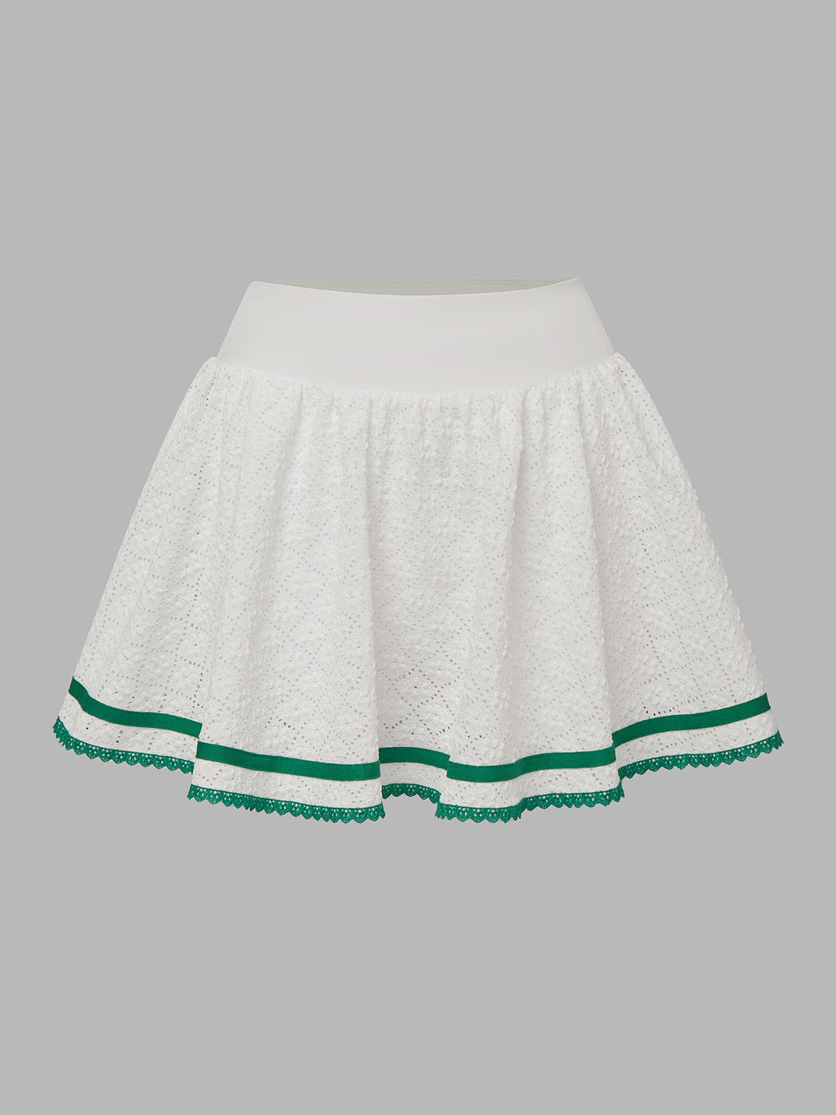 High Elasticity Hollow Out Tennis Skirt