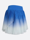 Breathable Ombre Pleated A-Line Tennis Skirt