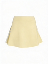 Retro Side Stripe Back Pleated A-line Tennis Skirt Pink