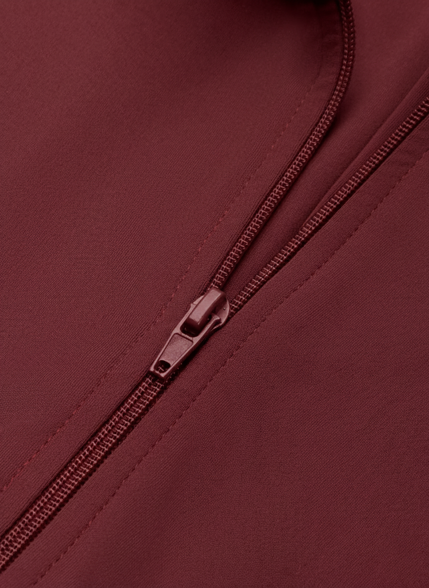 Front Zipper Stand Collar Tank Top