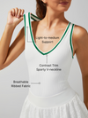 Light-to-medium Support Straps Breathable Ribbed Tank Top