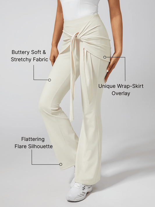 Women's High-Elastic Lace-up Long Pant