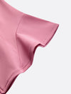 Women's Sun Protection Ruffled Zipper Hoodie Cropped Jacket