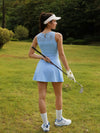Lace Splicing A-line Golf Dress