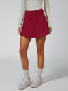 Retro Side Stripe Back Pleated A-line Tennis Skirt