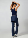 Women's High-Elastic Lace-up Long Pant