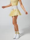 Tummy Control Lace Pleated A-Line Tennis Skirt