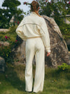 Women's Spliced Loose Fit Jogger Pants with Pockets
