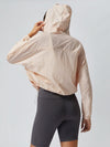 Breathable Drawstring Hoodie Jacket