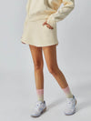 Soft Butter Pocket Stitching A-Line Tennis Skirt