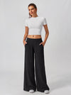 Women's Quick-Dry Long Wide-Leg Pants With Pockets