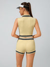 Women's Drawstring Knit Mid-Thigh Length Shorts