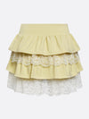 Breathable Bow Lace A-Line Tennis Skirt