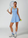 Lace Splicing A-line Tennis Dress