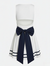 3D Bow Open-back Tennis Dress